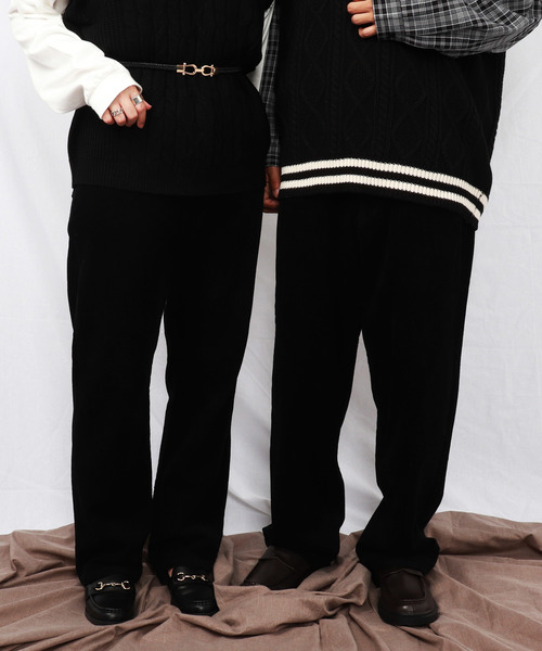 PairPair（ペアペア）の「コーデュロイハイウエストパンツ（その他パンツ・レディース・ブラック/ダークブラウン/アイボリー/モカ・SMALL/MEDIUM/LARGE）」の10枚目の写真
