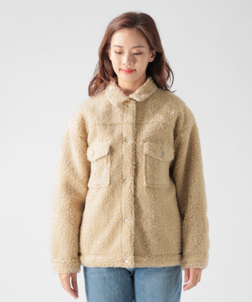 BAYFLOW(ベイフロー)の「ボアショートブルゾン(ブルゾン・レディース・キャメル/グレー・SMALL/MEDIUM)」の20枚目の写真