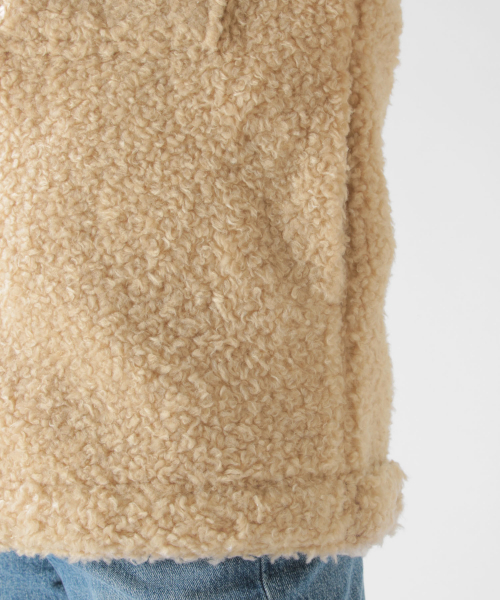 BAYFLOW(ベイフロー)の「ボアショートブルゾン(ブルゾン・レディース・キャメル/グレー・SMALL/MEDIUM)」の16枚目の写真