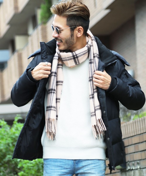 jiggys shop（ジギーズショップ）の「チェック柄 ＆ 無地 大判 ストール マフラー（マフラー・メンズ・その他1/その他2/その他3/その他4/その他5/その他6/その他7/その他8/その他9/その他10/その他11/その他12/その他13/その他14/その他16/その他17/その他19/その他20/その他21/その他22/その他23/その他24/その他25/その他26/その他27/その他28/その他29/その他31/その他32/その他30・FREE）」の16枚目の写真