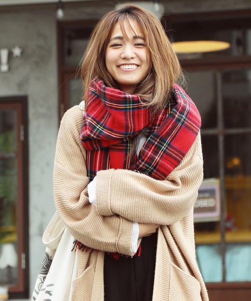 jiggys shop（ジギーズショップ）の「チェック柄 ＆ 無地 大判 ストール マフラー（マフラー・メンズ・その他1/その他2/その他3/その他4/その他5/その他6/その他7/その他8/その他9/その他10/その他11/その他12/その他13/その他14/その他16/その他17/その他19/その他20/その他21/その他22/その他23/その他24/その他25/その他26/その他27/その他28/その他29/その他31/その他32/その他30・FREE）」の18枚目の写真