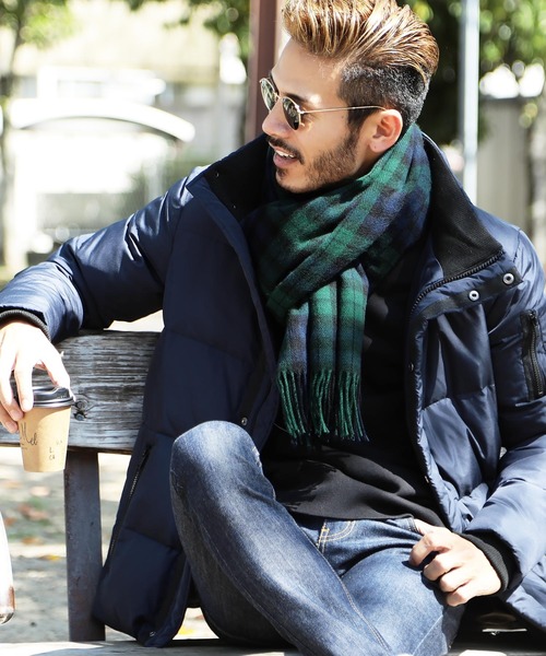 jiggys shop（ジギーズショップ）の「チェック柄 ＆ 無地 大判 ストール マフラー（マフラー・メンズ・その他1/その他2/その他3/その他4/その他5/その他6/その他7/その他8/その他9/その他10/その他11/その他12/その他13/その他14/その他16/その他17/その他19/その他20/その他21/その他22/その他23/その他24/その他25/その他26/その他27/その他28/その他29/その他31/その他32/その他30・FREE）」の21枚目の写真