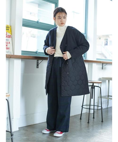 AMERICAN HOLIC（アメリカンホリック）の「針抜きテレコタートルネックニットプルオーバー　＊（ニット/セーター・レディース・マスタード/モカ/ブラック/グレー系その他2/グリーン/アイボリー/ホワイト系その他4/ブルー系その他2・M/L）」の17枚目の写真