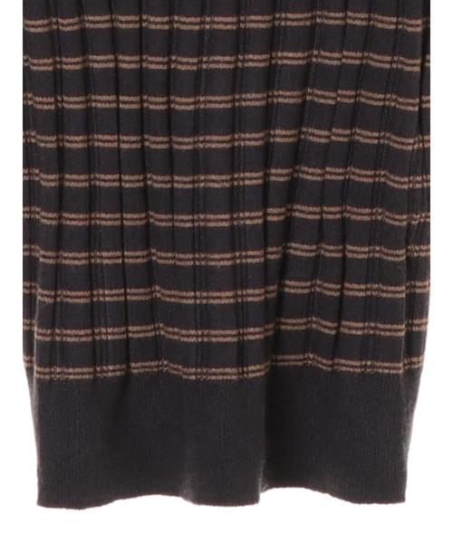 AMERICAN HOLIC（アメリカンホリック）の「針抜きテレコタートルネックニットプルオーバー　＊（ニット/セーター・レディース・マスタード/モカ/ブラック/グレー系その他2/グリーン/アイボリー/ホワイト系その他4/ブルー系その他2・M/L）」の18枚目の写真