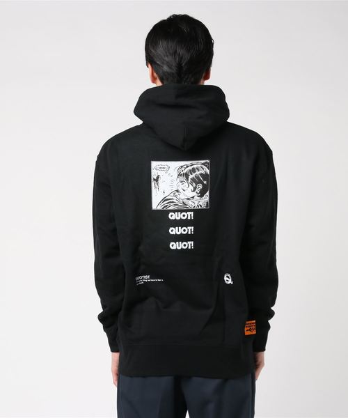 QUOTIST(クオティスト)の「QUOT! HOODIE(パーカー・メンズ・ブラック・MEDIUM/LARGE/X-LARGE)」の3枚目の写真