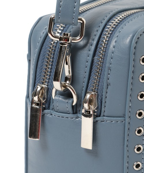 PAGEBOY（ページボーイ）の「ハトメスクエアショルダー（ショルダーバッグ・レディース・ホワイト/ブラック/ブルー・FREE）」の10枚目の写真