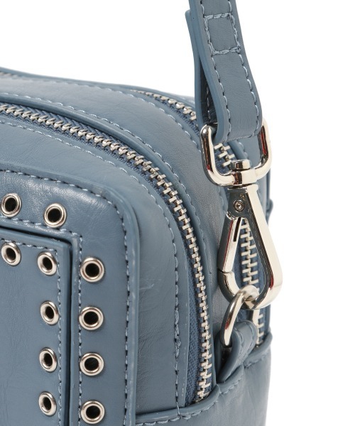 PAGEBOY（ページボーイ）の「ハトメスクエアショルダー（ショルダーバッグ・レディース・ホワイト/ブラック/ブルー・FREE）」の11枚目の写真