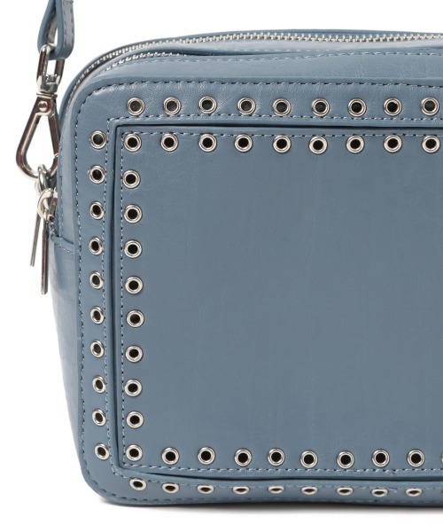 PAGEBOY（ページボーイ）の「ハトメスクエアショルダー（ショルダーバッグ・レディース・ホワイト/ブラック/ブルー・FREE）」の12枚目の写真