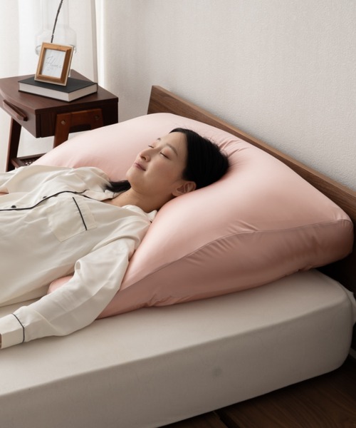 EMOOR（エムール）の「マシュマロ枕 アッパーピロー【至福の睡眠】大きめ枕（寝具・レディース・ベージュ/ブラウン/グレー/ブルー/ライトブルー/グレイッシュベージュ/ターコイズブルー/サンドグレー/ワイン/シルバー/ピンク・FREE）」の9枚目の写真