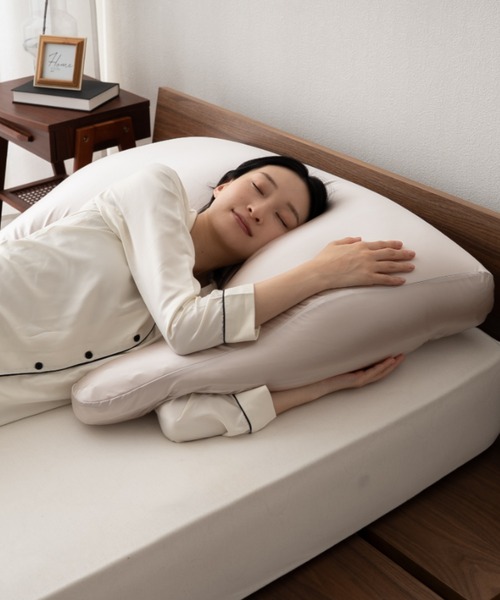 EMOOR（エムール）の「マシュマロ枕 アッパーピロー【至福の睡眠】大きめ枕（寝具・レディース・ベージュ/ブラウン/グレー/ブルー/ライトブルー/グレイッシュベージュ/ターコイズブルー/サンドグレー/ワイン/シルバー/ピンク・FREE）」の11枚目の写真