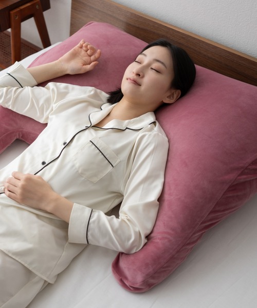 EMOOR（エムール）の「マシュマロ枕 アッパーピロー【至福の睡眠】大きめ枕（寝具・レディース・ベージュ/ブラウン/グレー/ブルー/ライトブルー/グレイッシュベージュ/ターコイズブルー/サンドグレー/ワイン/シルバー/ピンク・FREE）」の22枚目の写真