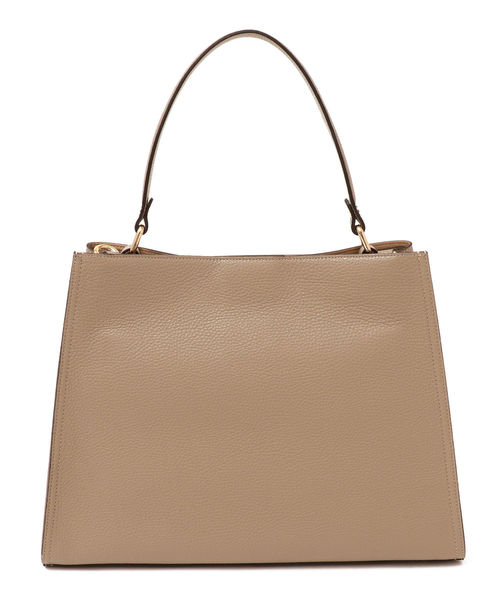 SHIPS（シップス）の「CAROL J.:2WAYハンドルトート (M)（ショルダーバッグ・レディース・グレー/オフホワイト・ONE SIZE）」の4枚目の写真