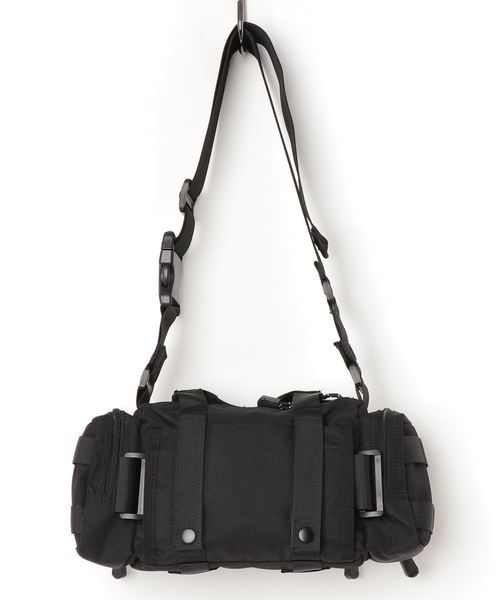 CAMP7（キャンプセブン）の「2WAY CAMP SHOULDER（ショルダーバッグ・メンズ・ブラック/ベージュ/カモフラージュ・FREE）」の6枚目の写真