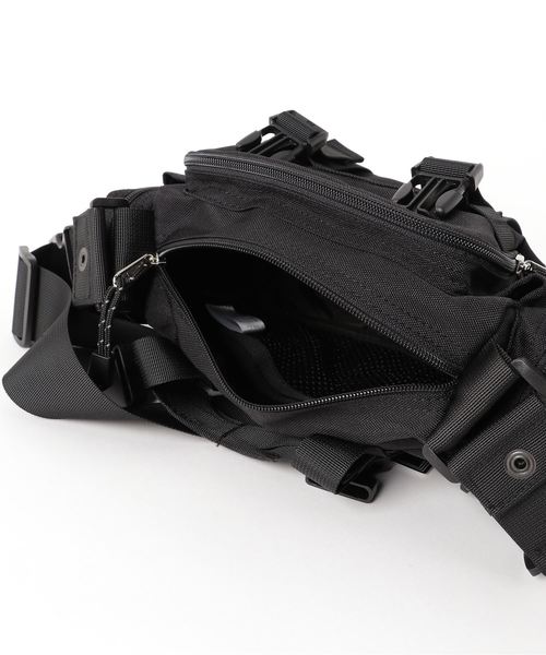 CAMP7（キャンプセブン）の「2WAY CAMP SHOULDER（ショルダーバッグ・メンズ・ブラック/ベージュ/カモフラージュ・FREE）」の8枚目の写真