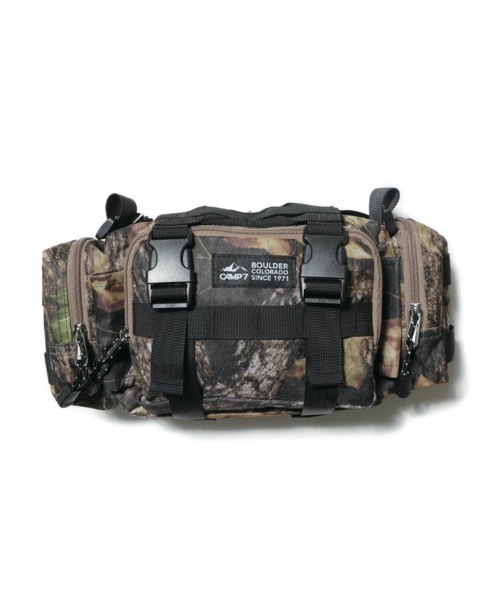 CAMP7（キャンプセブン）の「2WAY CAMP SHOULDER（ショルダーバッグ・メンズ・ブラック/ベージュ/カモフラージュ・FREE）」の3枚目の写真