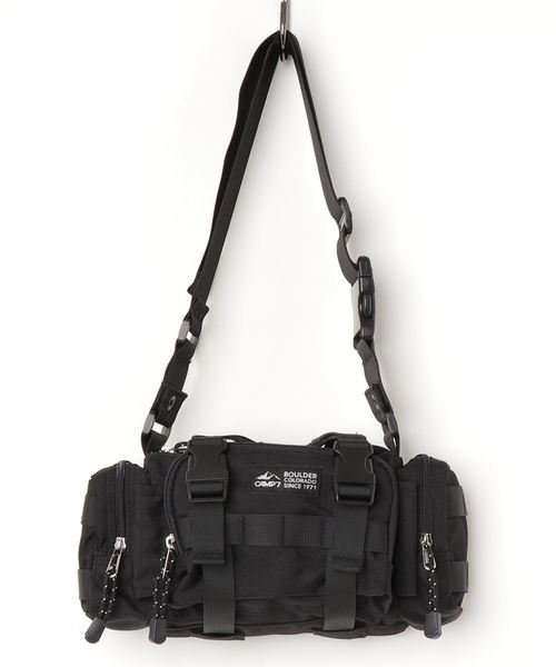 CAMP7（キャンプセブン）の「2WAY CAMP SHOULDER（ショルダーバッグ・メンズ・ブラック/ベージュ/カモフラージュ・FREE）」の11枚目の写真