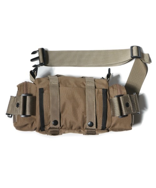 CAMP7（キャンプセブン）の「2WAY CAMP SHOULDER（ショルダーバッグ・メンズ・ブラック/ベージュ/カモフラージュ・FREE）」の5枚目の写真