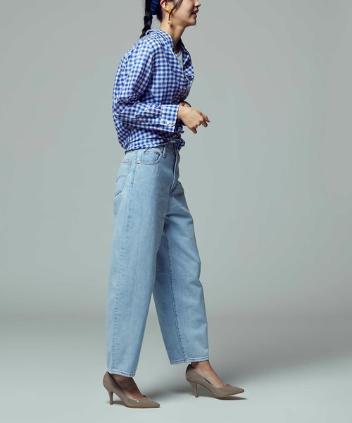 Levi's(リーバイス)の「【Levis】バルーンレッグデニムパンツ(デニムパンツ・レディース・ライトインディゴブルー・24inch/25inch/26inch)」の3枚目の写真