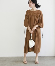 ADAM ET ROPE' | ギャザーフレアーカットワンピース(ワンピース)