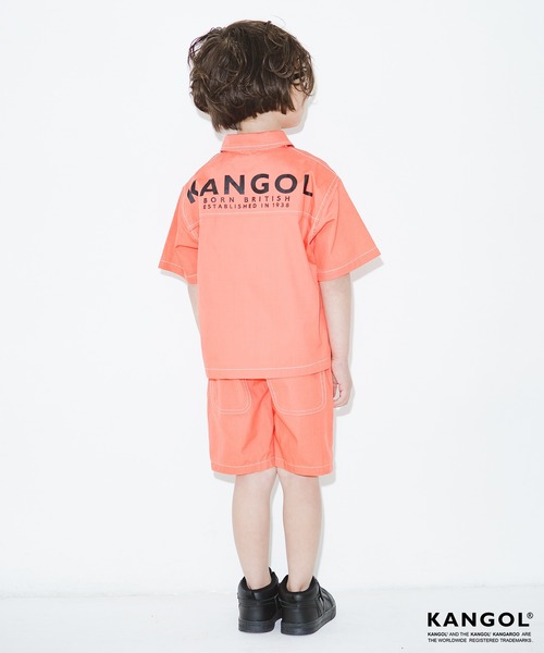 KANGOL（カンゴール）の「【KANGOL×RADCHAP】 ワークショートパンツ（その他パンツ・キッズ・オレンジ/ブラック・100cm/110cm/90cm/120cm/130cm/150cm/140cm）」の10枚目の写真
