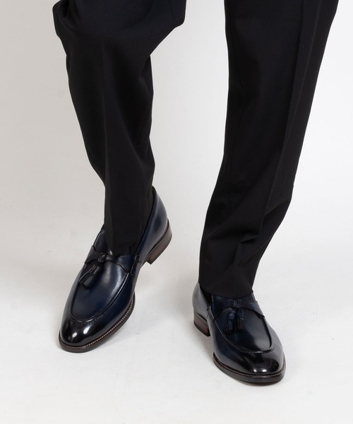 レザー タッセルローファー / スリッポン ドレスシューズ（ローファー