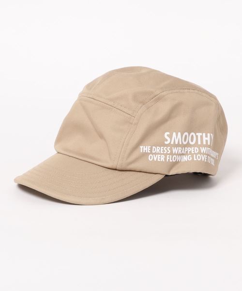 Smoothy(スムージー)の「Smoothy Cotton Twill camp cap / スムージー コットンツイルキャンプキャップ(キャップ・キッズ・ブラック/ベージュ/ネイビー/ヘザーグレー・FREE)」の6枚目の写真