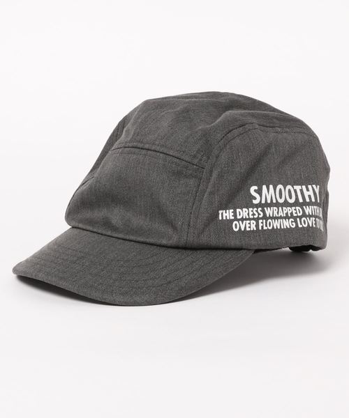 Smoothy(スムージー)の「Smoothy Cotton Twill camp cap / スムージー コットンツイルキャンプキャップ(キャップ・キッズ・ブラック/ベージュ/ネイビー/ヘザーグレー・FREE)」の7枚目の写真