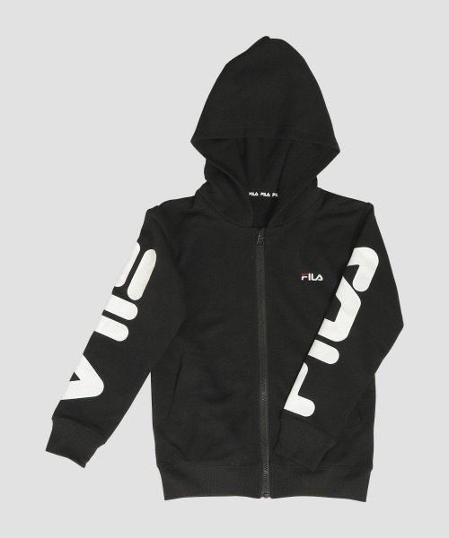 FILA(フィラ)の「【FILA / フィラ】 キッズスウェットジップパーカー / アウトドア スポーツ スポーティーカジュアル / ワンマイルウェア / ルームウェア(パーカー・キッズ・ブラック/杢グレー/ネイビー/ホワイト・170/160/140/150)」の3枚目の写真