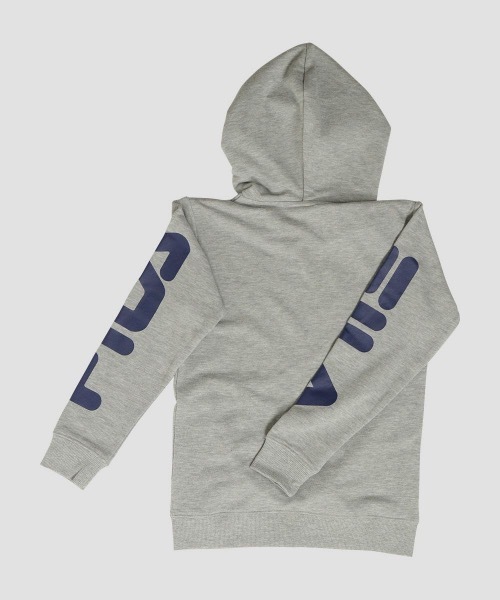 FILA(フィラ)の「【FILA / フィラ】 キッズスウェットジップパーカー / アウトドア スポーツ スポーティーカジュアル / ワンマイルウェア / ルームウェア(パーカー・キッズ・ブラック/杢グレー/ネイビー/ホワイト・170/160/140/150)」の8枚目の写真