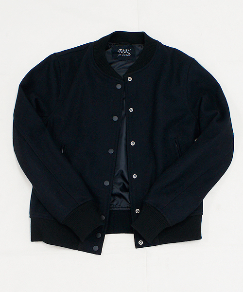 CIAOPANIC（チャオパニック）の「【TOOL FOR Ciaopanic】Ladies' STADIUM JUMPER（スタジャン・レディース・ブラック/グレー/ネイビー/キャメル・FREE）」の13枚目の写真