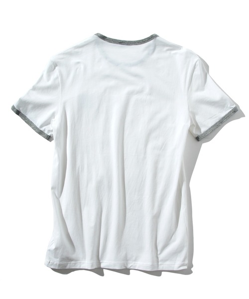 MSGM(エムエスジーエム)の「MSGM(エムエスジーエム) クルーネックTシャツ半袖(Tシャツ/カットソー・メンズ・ピンク/ブラック×グレー/ホワイト×グレー・S/M/L/XL/XS/XXL)」の5枚目の写真