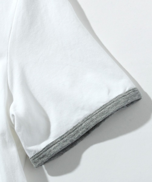 MSGM(エムエスジーエム)の「MSGM(エムエスジーエム) クルーネックTシャツ半袖(Tシャツ/カットソー・メンズ・ピンク/ブラック×グレー/ホワイト×グレー・S/M/L/XL/XS/XXL)」の8枚目の写真