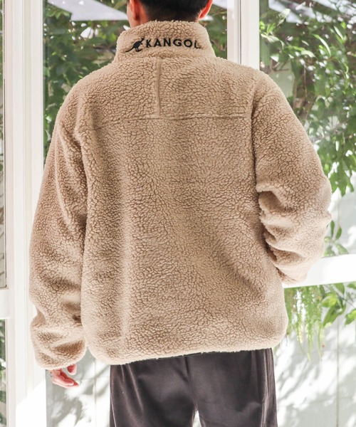 KANGOL(カンゴール)の「★KANGOL★high neck BOA jacket - ハイネック ボア ジャケット(ブルゾン・レディース・ホワイト/ブラック/ベージュ/モカ/ダークグリーン/その他/ライトパープル/その他3/その他4・MEDIUM/LARGE/X-LARGE)」の18枚目の写真