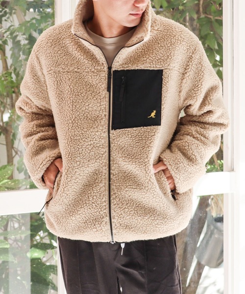 KANGOL(カンゴール)の「★KANGOL★high neck BOA jacket - ハイネック ボア ジャケット(ブルゾン・レディース・ホワイト/ブラック/ベージュ/モカ/ダークグリーン/その他/ライトパープル/その他3/その他4・MEDIUM/LARGE/X-LARGE)」の19枚目の写真