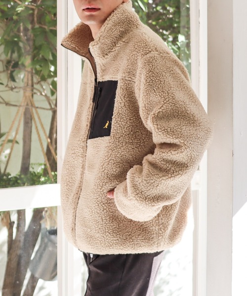 KANGOL（カンゴール）の「☆KANGOL☆high neck BOA jacket