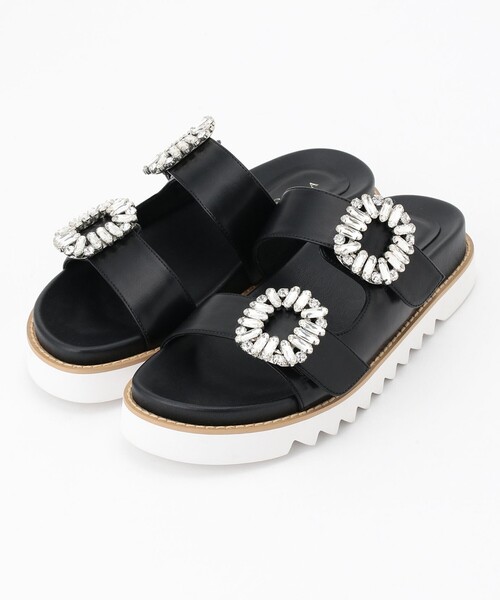 トッカ　TOCCA　BIJOUX SPORTS SANDAL　サンダル　Ｓサイズ トッカ TOCCA BIJOUX SPORTS SANDALS サンダル （ブラック系