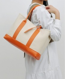 カシュカシュ cachecache / パーテーションキャンバストートバッグL