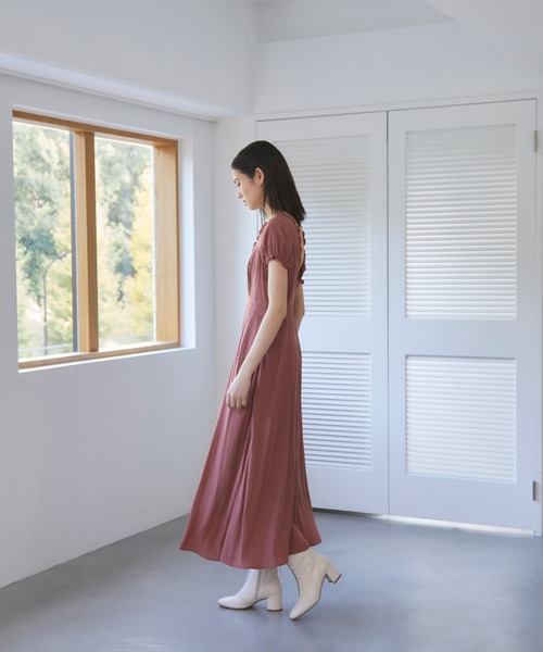 【タグ付】COEL コエル ランダムドット ロングワンピース ブラック 38 COEL（コエル）の「ランダムドットワンピース（ワンピース
