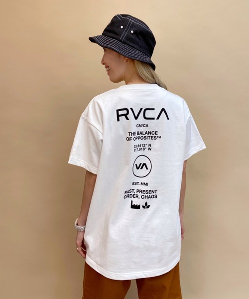 RVCA（ルーカ）の「【ムラサキスポーツ別注】RVCA/ルーカ   ビッグシルエット  バックプリントＴシャツ   BB043-P03（Tシャツ/カットソー・レディース・ホワイト/ブラック/パープル/ベージュ/グリーン・M/L/S）」の21枚目の写真