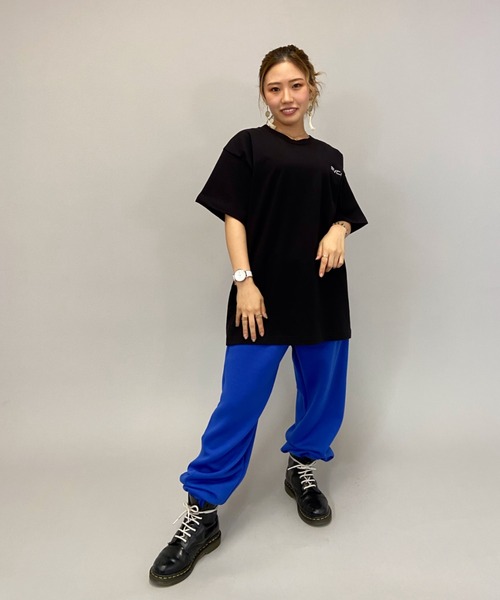 RVCA（ルーカ）の「【ムラサキスポーツ別注】RVCA/ルーカ   ビッグシルエット  バックプリントＴシャツ   BB043-P03（Tシャツ/カットソー・レディース・ホワイト/ブラック/パープル/ベージュ/グリーン・M/L/S）」の20枚目の写真