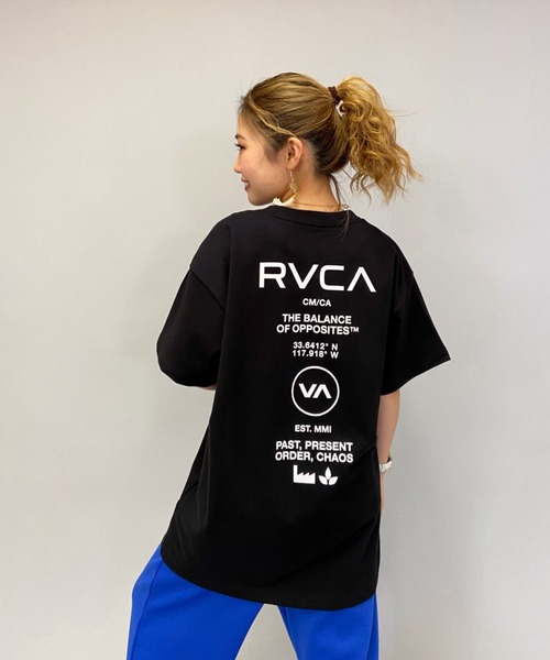 RVCA（ルーカ）の「【ムラサキスポーツ別注】RVCA/ルーカ   ビッグシルエット  バックプリントＴシャツ   BB043-P03（Tシャツ/カットソー・レディース・ホワイト/ブラック/パープル/ベージュ/グリーン・M/L/S）」の22枚目の写真