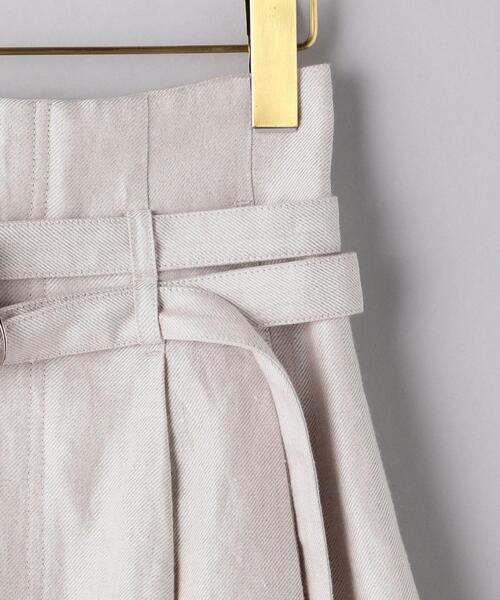 CINOH(チノ)の「<CINOH(チノ)>ダブル ベルト スカート(スカート・レディース・ブラック/ナチュラル・38/36)」の6枚目の写真