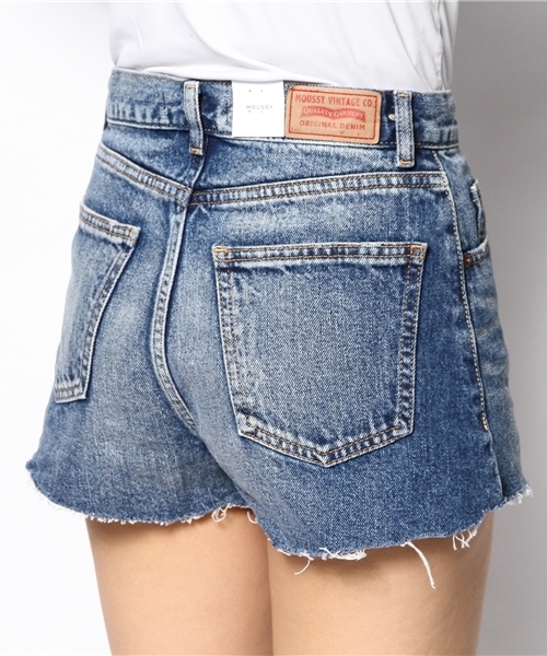 MOUSSY（マウジー）の「DENIM S/PT（デニムパンツ・レディース・ワンウォッシュ/ダークブルー・1/0/2）」の5枚目の写真