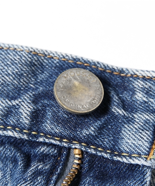 MOUSSY（マウジー）の「DENIM S/PT（デニムパンツ・レディース・ワンウォッシュ/ダークブルー・1/0/2）」の9枚目の写真