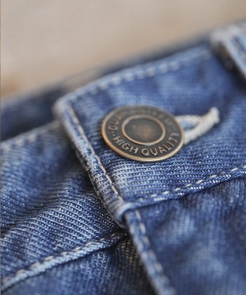 Futier land（フューティアランド）の「裾ダメージロングデニムスカート（デニムスカート・レディース・ブルー/インディゴブルー・SMALL/MEDIUM/LARGE/X-LARGE）」の15枚目の写真