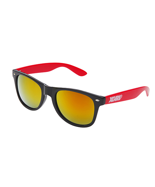X-girl（エックスガール）の「【mini7月号掲載】PLASTIC SUNGLASSES MIRROR（サングラス・レディース・レッド/イエロー/グリーン・ONE SIZE）」の4枚目の写真