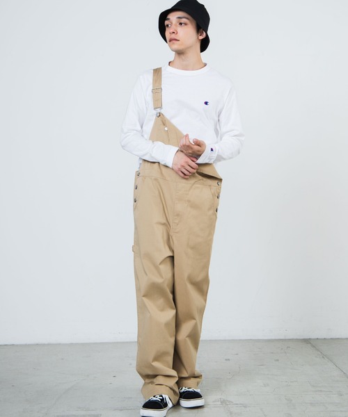 Champion(チャンピオン)の「WEGO/Champion刺繍ロングスリーブTシャツ(Tシャツ/カットソー・メンズ・ホワイト/ブラック/ダークグリーン/ネイビー/杢グレー・SMALL/MEDIUM/LARGE/X-LARGE)」の6枚目の写真