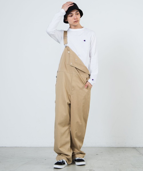 Champion(チャンピオン)の「WEGO/Champion刺繍ロングスリーブTシャツ(Tシャツ/カットソー・メンズ・ホワイト/ブラック/ダークグリーン/ネイビー/杢グレー・SMALL/MEDIUM/LARGE/X-LARGE)」の14枚目の写真