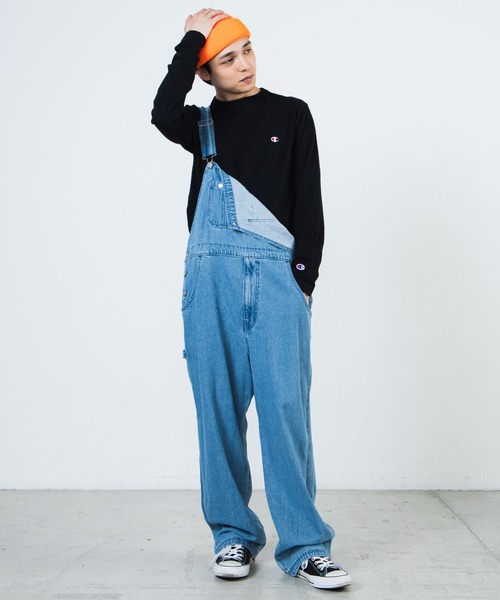 Champion(チャンピオン)の「WEGO/Champion刺繍ロングスリーブTシャツ(Tシャツ/カットソー・メンズ・ホワイト/ブラック/ダークグリーン/ネイビー/杢グレー・SMALL/MEDIUM/LARGE/X-LARGE)」の7枚目の写真
