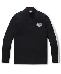 《WAAC》MENS クールドライ ハーフジップ長袖Tシャツ
